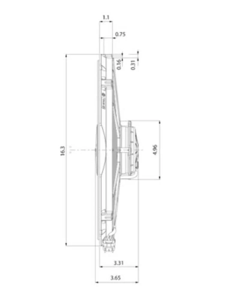 SPAL ADVANCED TECHNOLOGIES 16in Puller Fan Curved Blade 2467 CFM P_N - 30102113